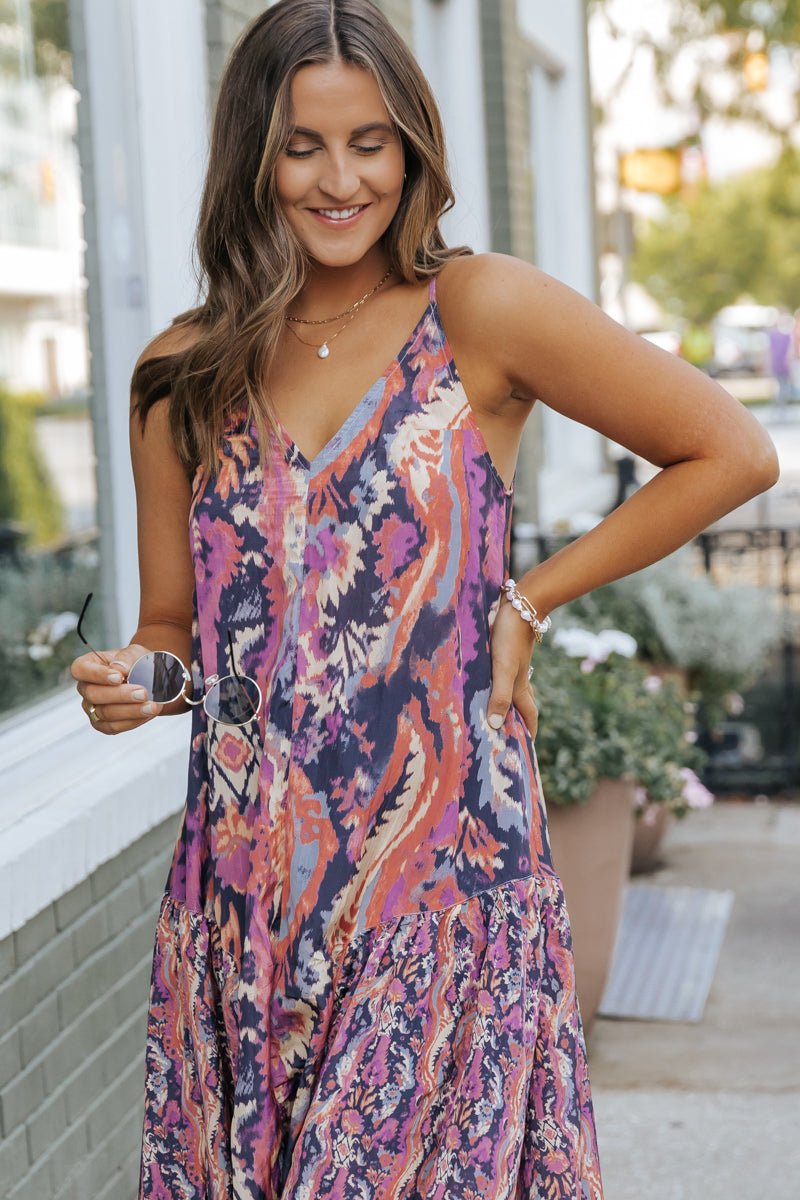 Free People Multi Print Everything And More Maxi Dress - Magnolia Boutique