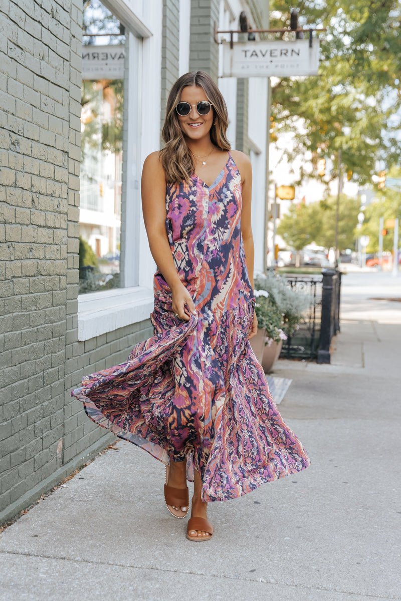 Free People Multi Print Everything And More Maxi Dress - Magnolia Boutique