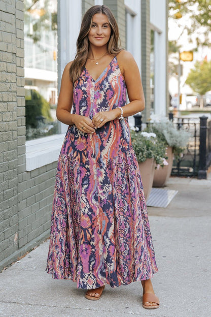 Free People Multi Print Everything And More Maxi Dress - Magnolia Boutique