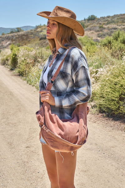 Free People Women's Roma Suede Tote Bag - Rust – Magnolia Boutique