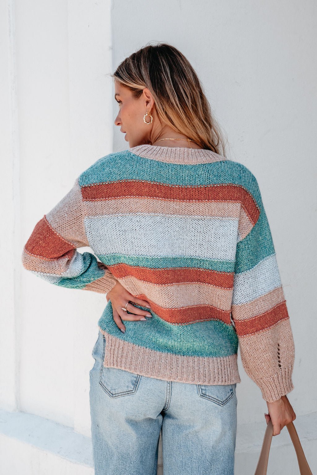 Fresh Start Multi Striped Sweater - Magnolia Boutique