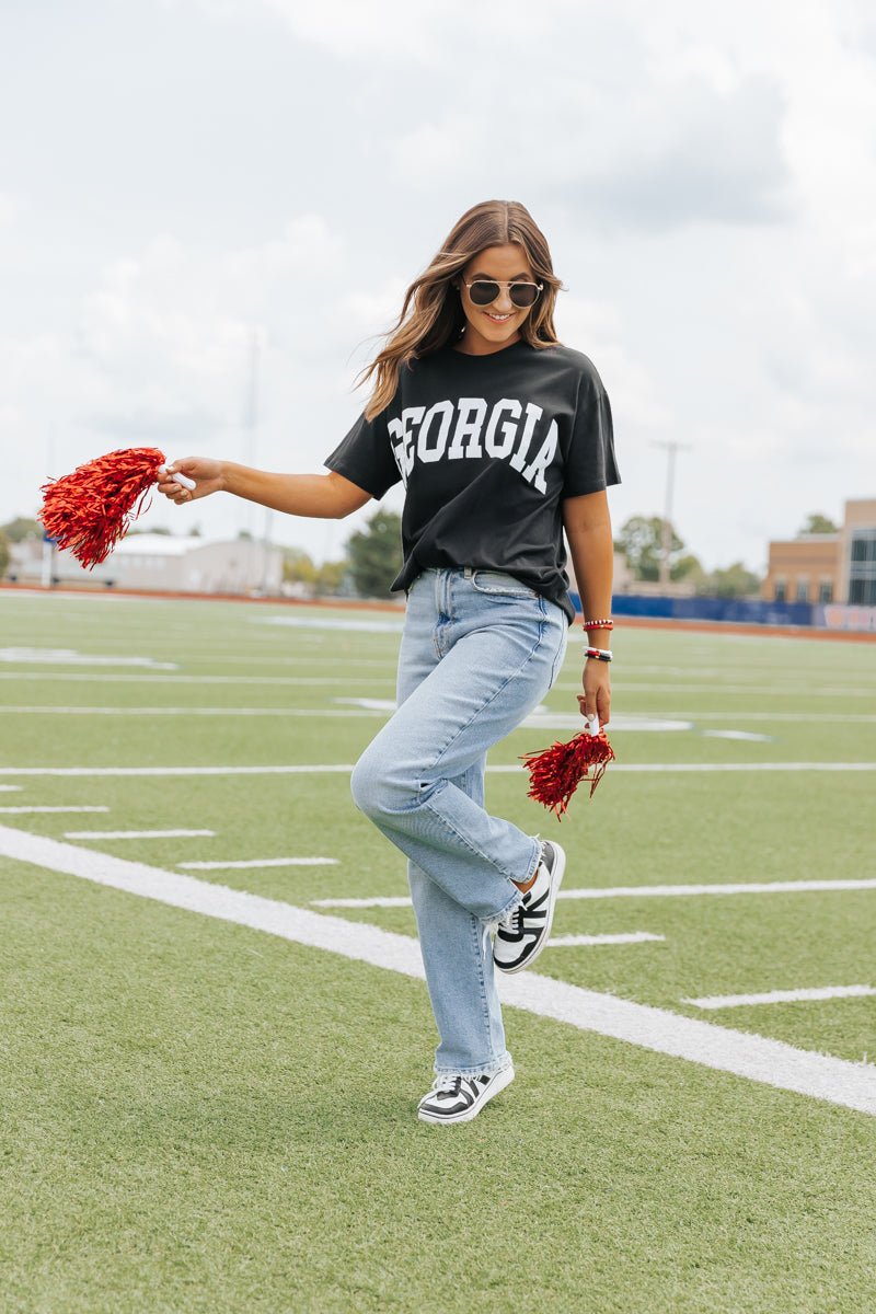 Georgia Black Game Day Tee - Magnolia Boutique