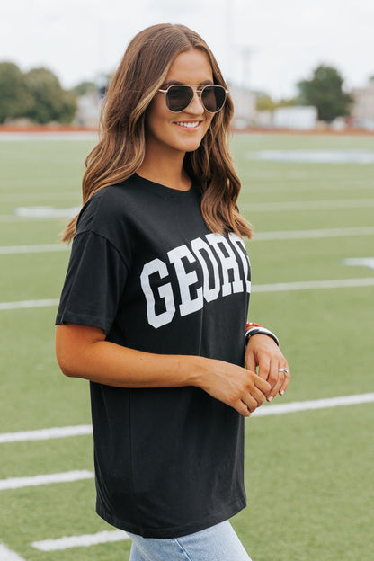 Georgia Black Game Day Tee - Magnolia Boutique