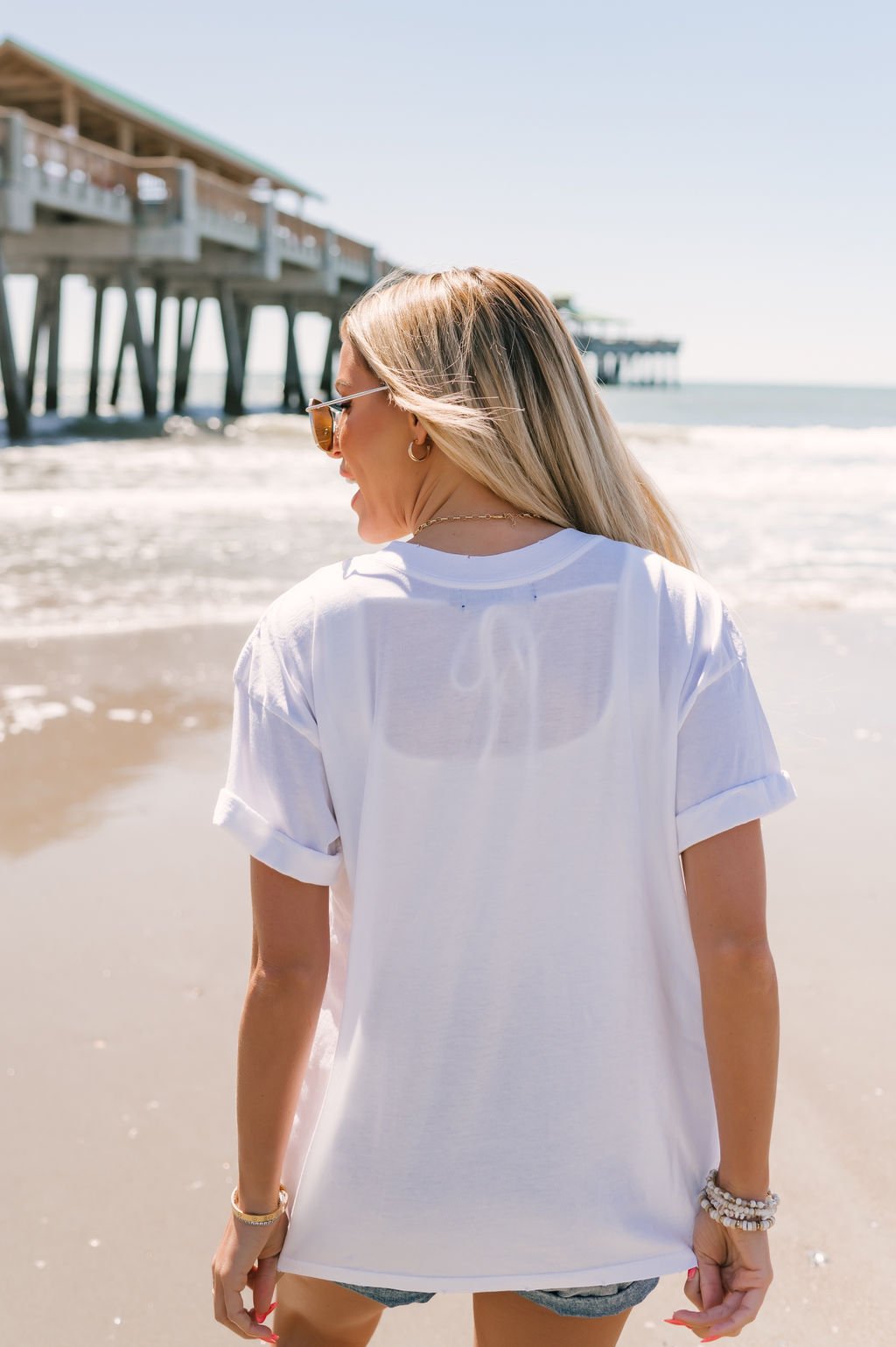 Girl Dangerous White Capri Graphic Tee - Magnolia Boutique