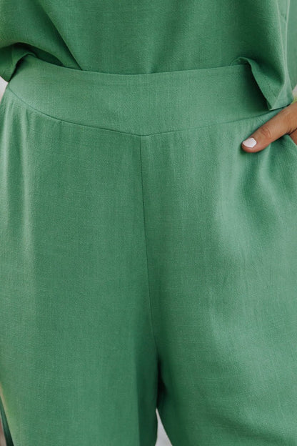 Green Tank & Cropped Pant Set - Magnolia Boutique