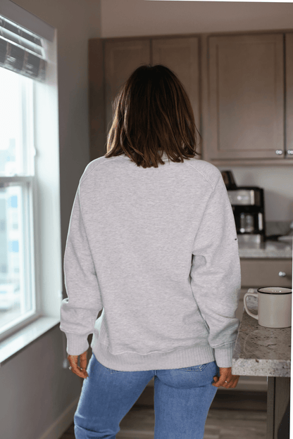 Grey French Terry Fleece Sweatshirt - Magnolia Boutique