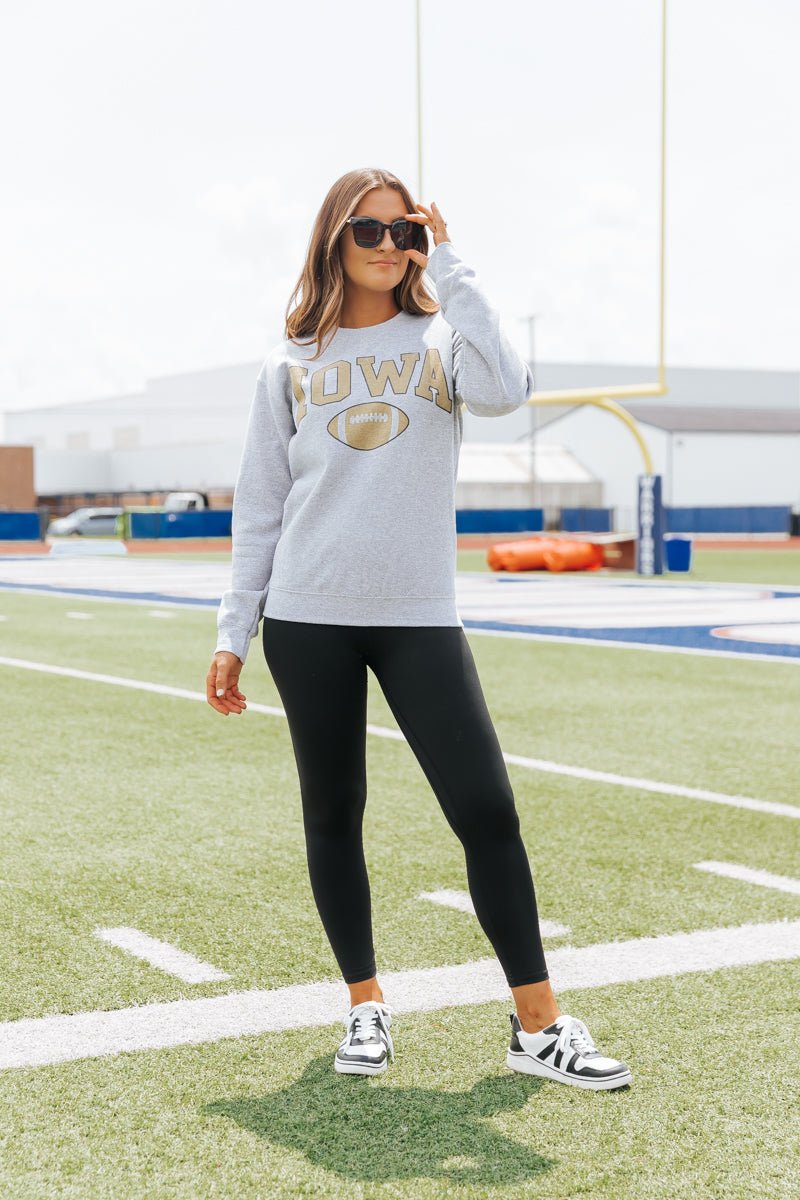 Iowa Grey Graphic Sweatshirt - Magnolia Boutique