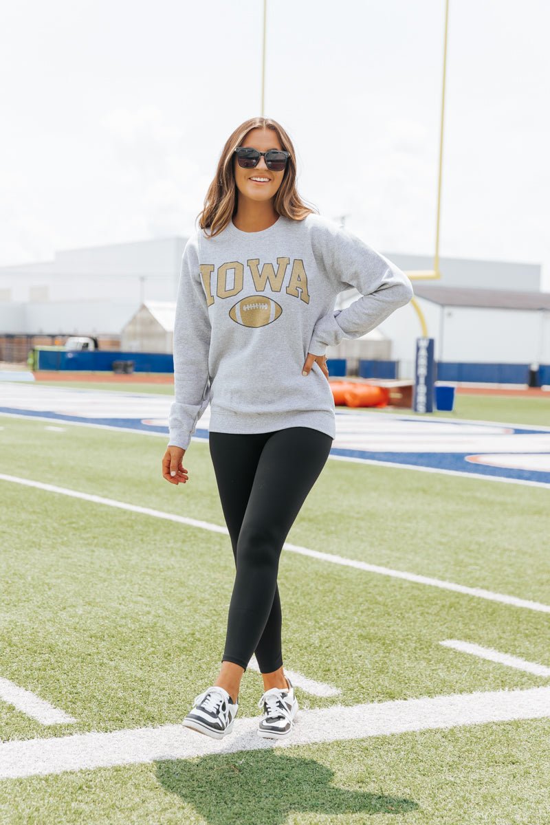 Iowa Grey Graphic Sweatshirt - Magnolia Boutique