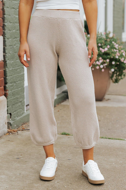 Jaylen Waffle Knit Sweater Pants | Pre Order - Magnolia Boutique