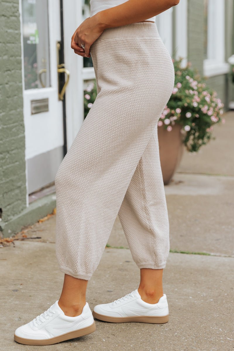 Jaylen Waffle Knit Sweater Pants | Pre Order - Magnolia Boutique