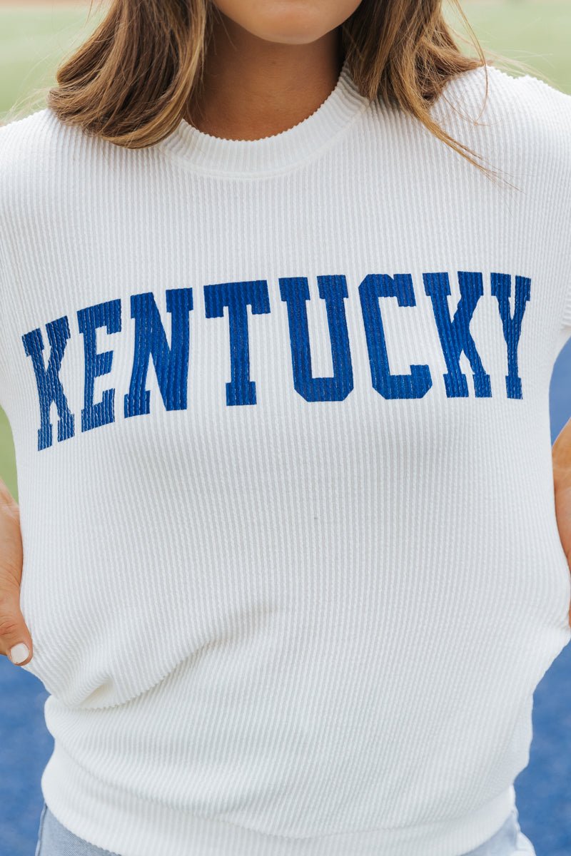 Kentucky Ribbed Pullover Sweatshirt - Magnolia Boutique