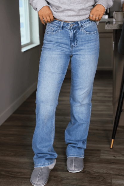 Light Wash Vintage Flare Jeans - Magnolia Boutique