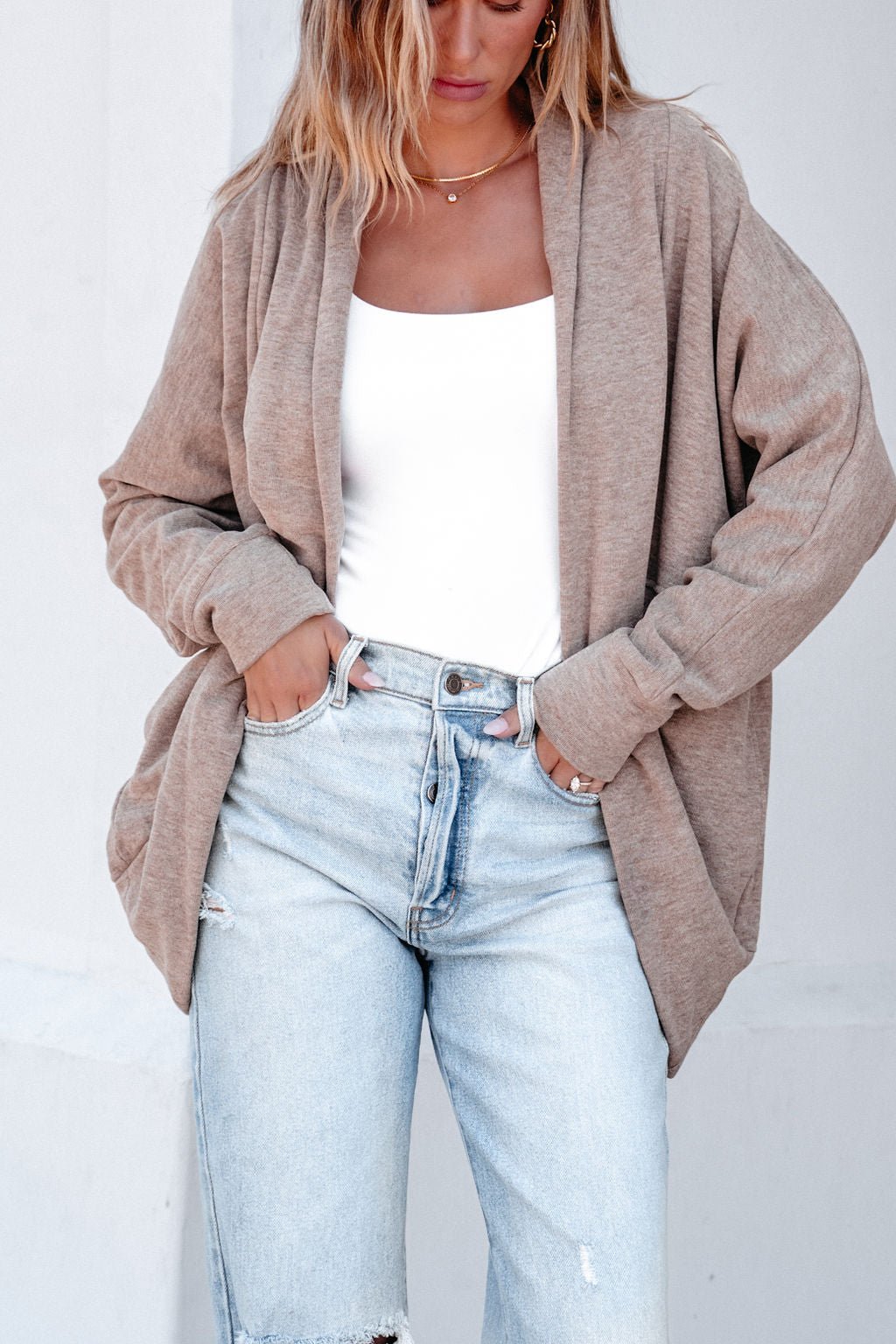 Make It Yours Taupe Brushed Cardigan | Pre Order - Magnolia Boutique