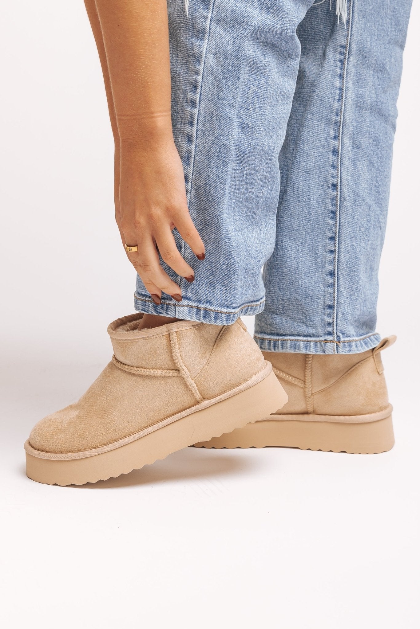 Matisse Breckenridge Natural Platform Boots - Magnolia Boutique