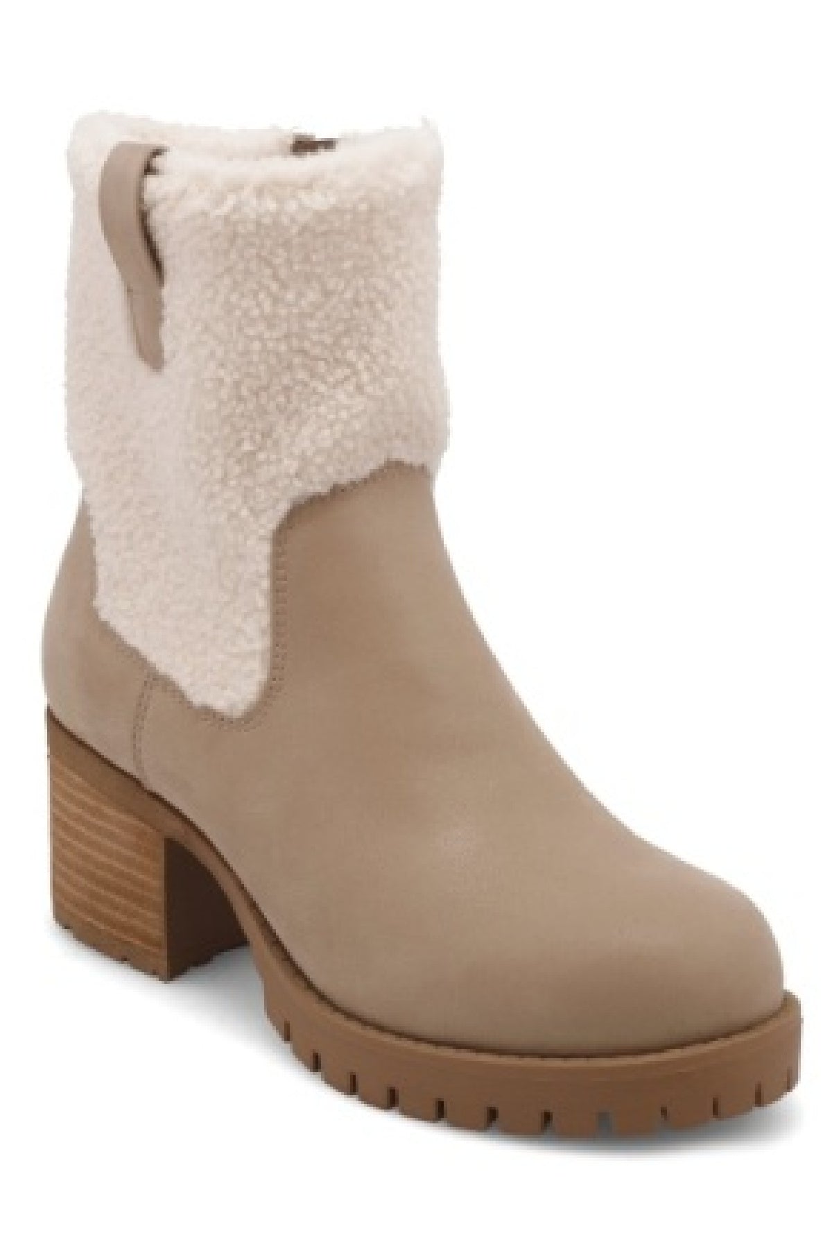 MIA Jakob Sherpa Heeled Booties - Magnolia Boutique