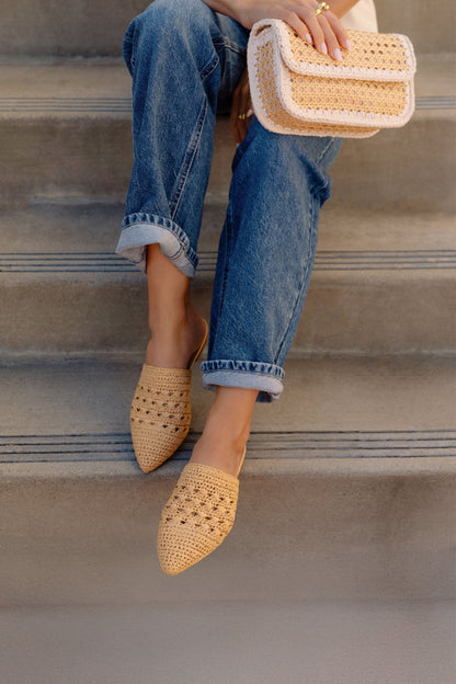 MIA Jany Natural Pointed Mules