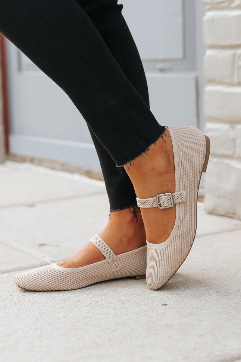 MIA Oatmeal Brita Ballet Flats - Magnolia Boutique