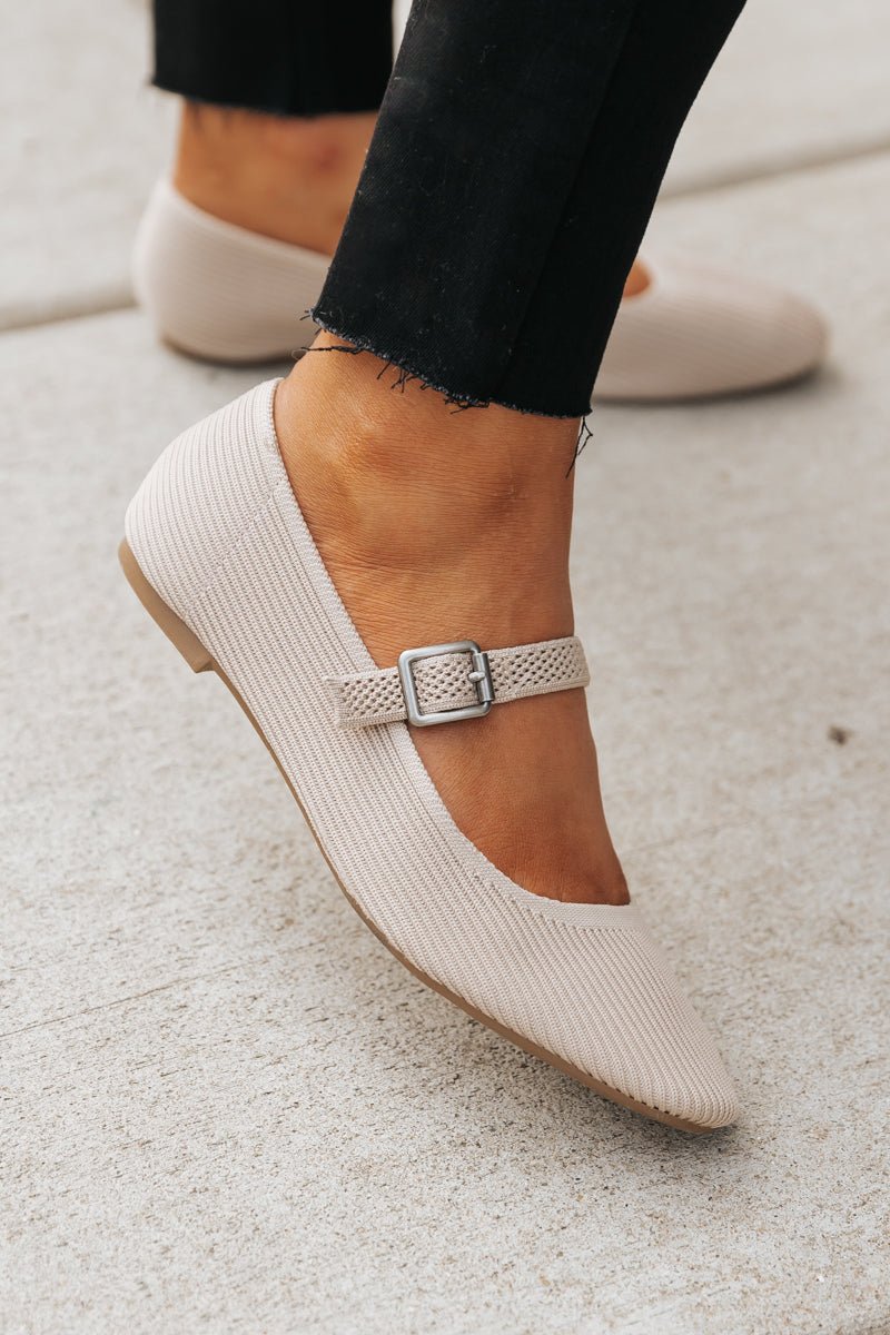 MIA Oatmeal Brita Ballet Flats - Magnolia Boutique