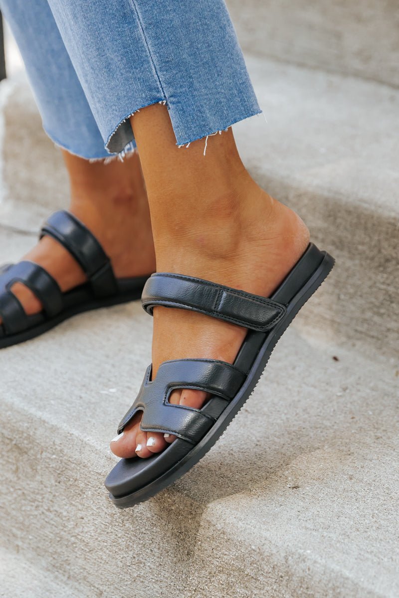 Fashion mia double strap sandal