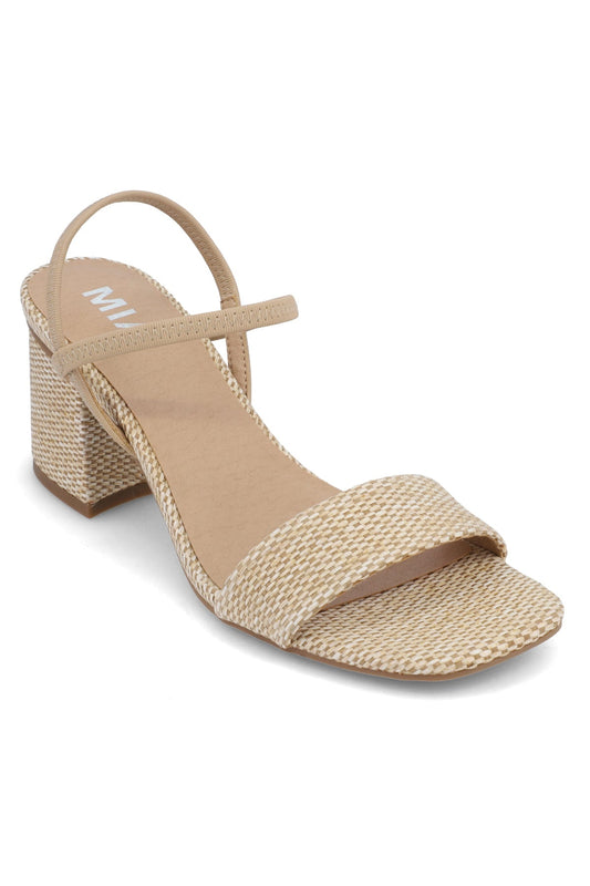 MIA Zissy Natural Strappy Heels