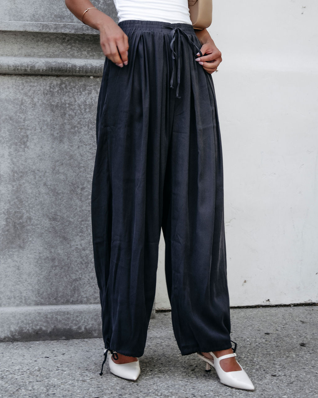 Muse By Magnolia Charcoal Parachute Pants - Magnolia Boutique