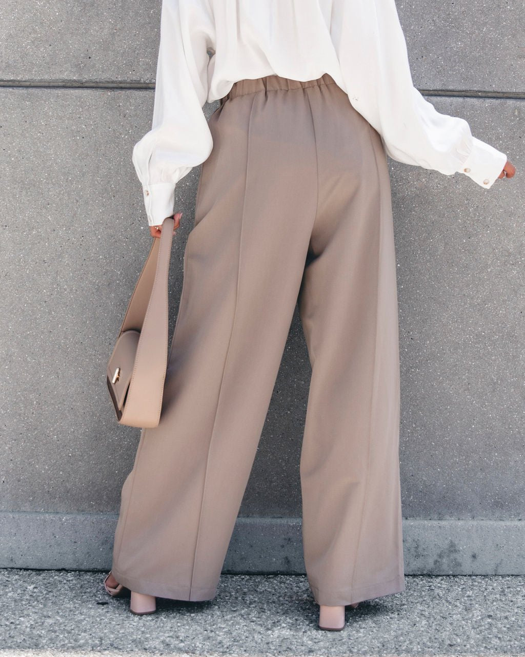 Muse By Magnolia Mocha Drawstring Wide Leg Pants - Magnolia Boutique