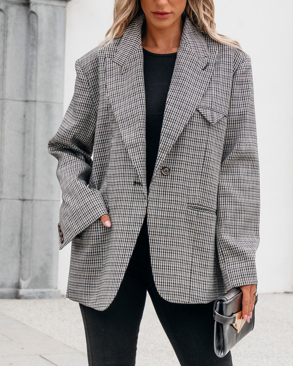 Muse By Magnolia Oversized Plaid Blazer - Magnolia Boutique