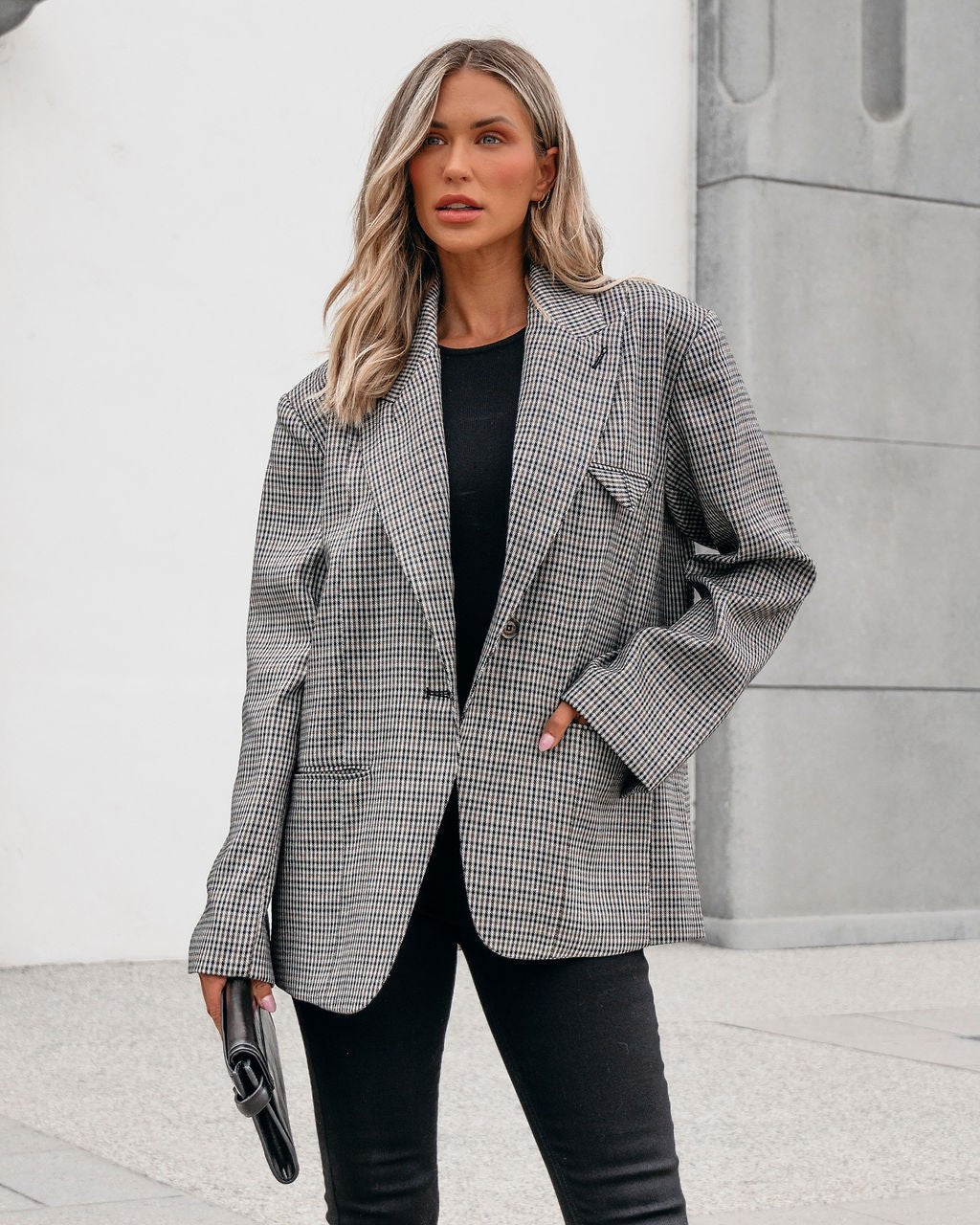 Muse By Magnolia Oversized Plaid Blazer - Magnolia Boutique