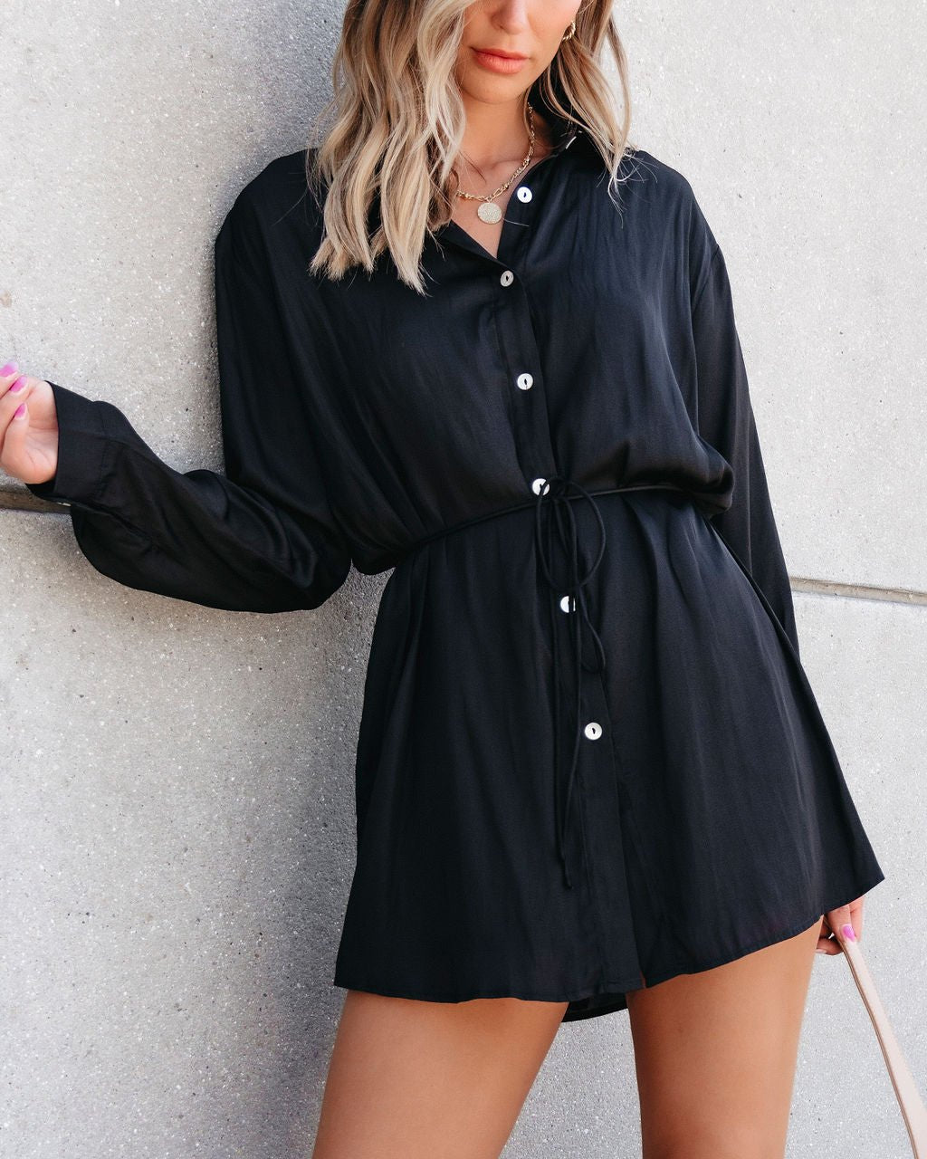 Muse by Magnolia Silky Button Down Romper - Magnolia Boutique