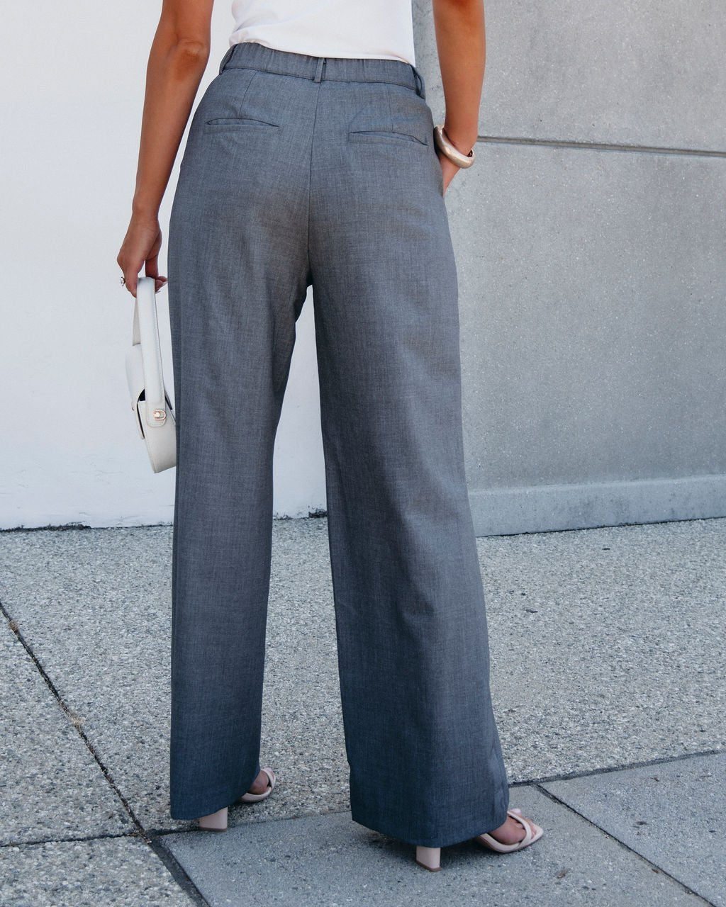 On Your Way Grey Pleated Trousers - Magnolia Boutique