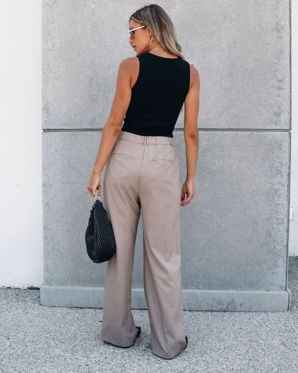 On Your Way Neutral Beige Pleated Trousers - Magnolia Boutique