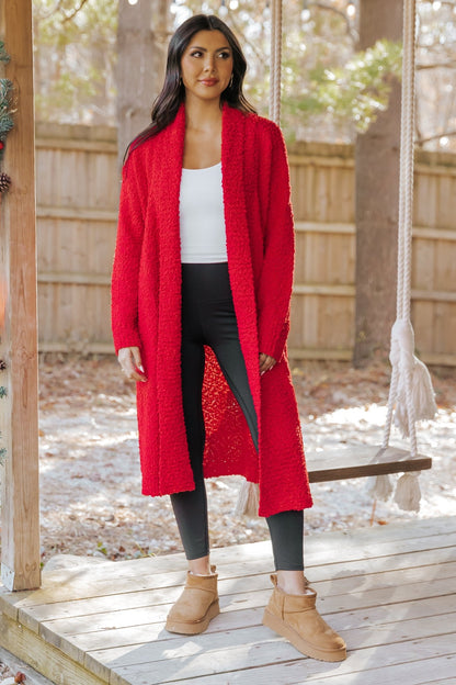 Red Popcorn Dreamer Cardigan - Magnolia Boutique