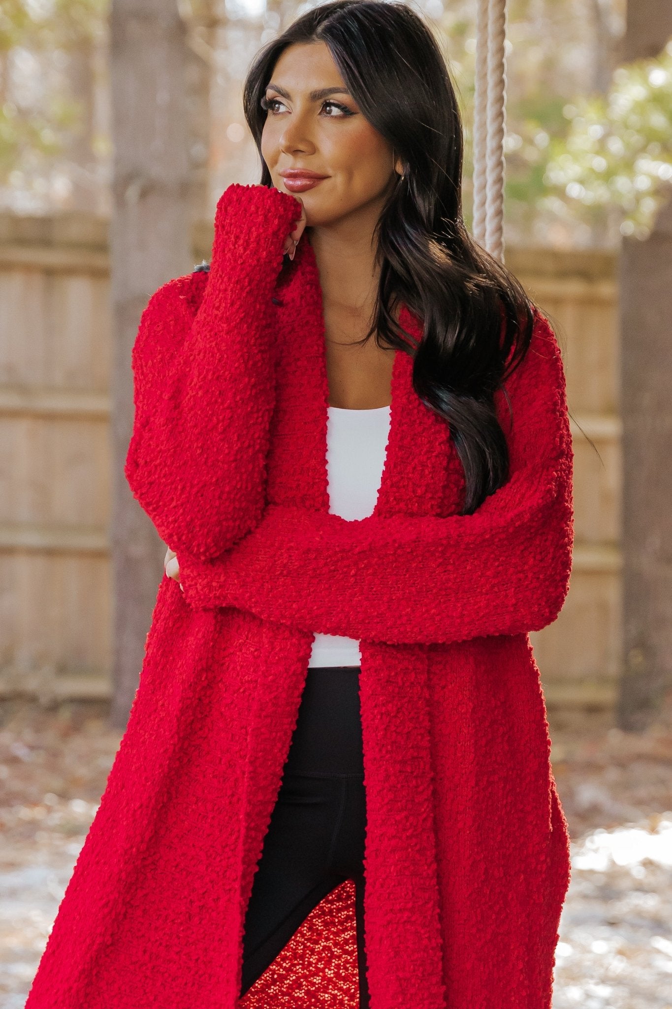 Red Popcorn Dreamer Cardigan - Magnolia Boutique