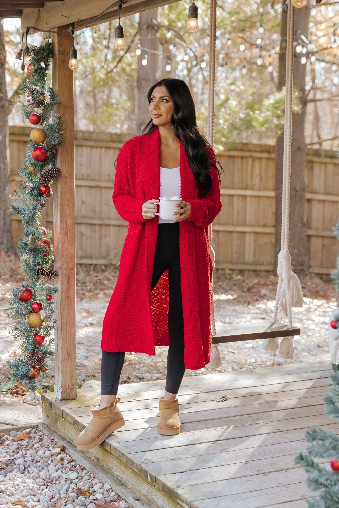 Red Popcorn Dreamer Cardigan - Magnolia Boutique