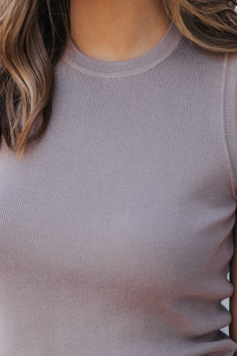 Ribbed Crew Neck Sweater Top | Pre Order - Magnolia Boutique