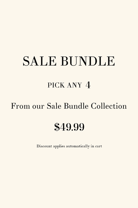 Sale Bundle: Pick any 4 from our Sale Bundle Collection for $49.99—discount auto-applies in cart.