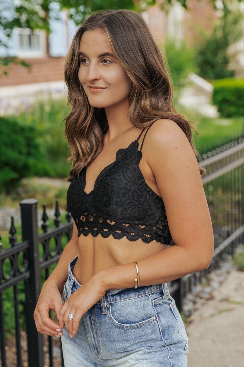 Scalloped Lace Bralette - Magnolia Boutique