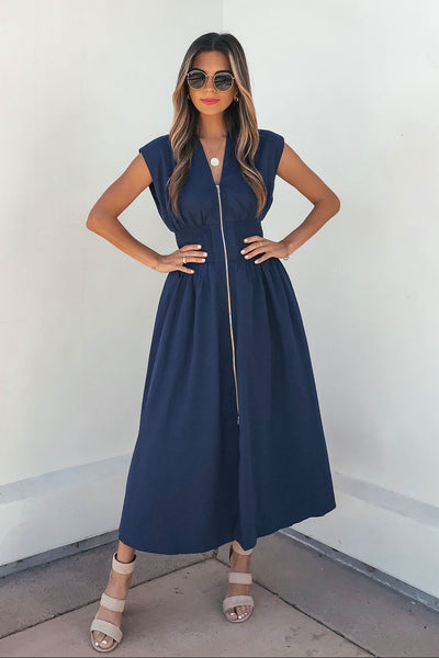 solid-zip-up-front-midi-dress-