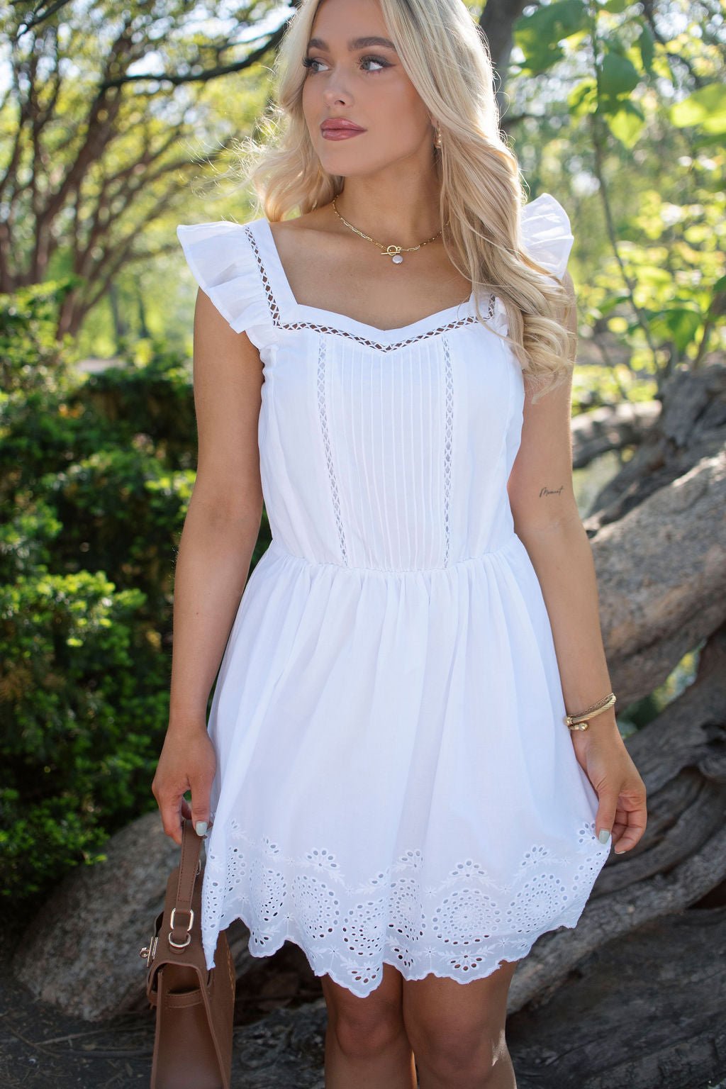 Steve Madden Astra White Mini Dress - Magnolia Boutique