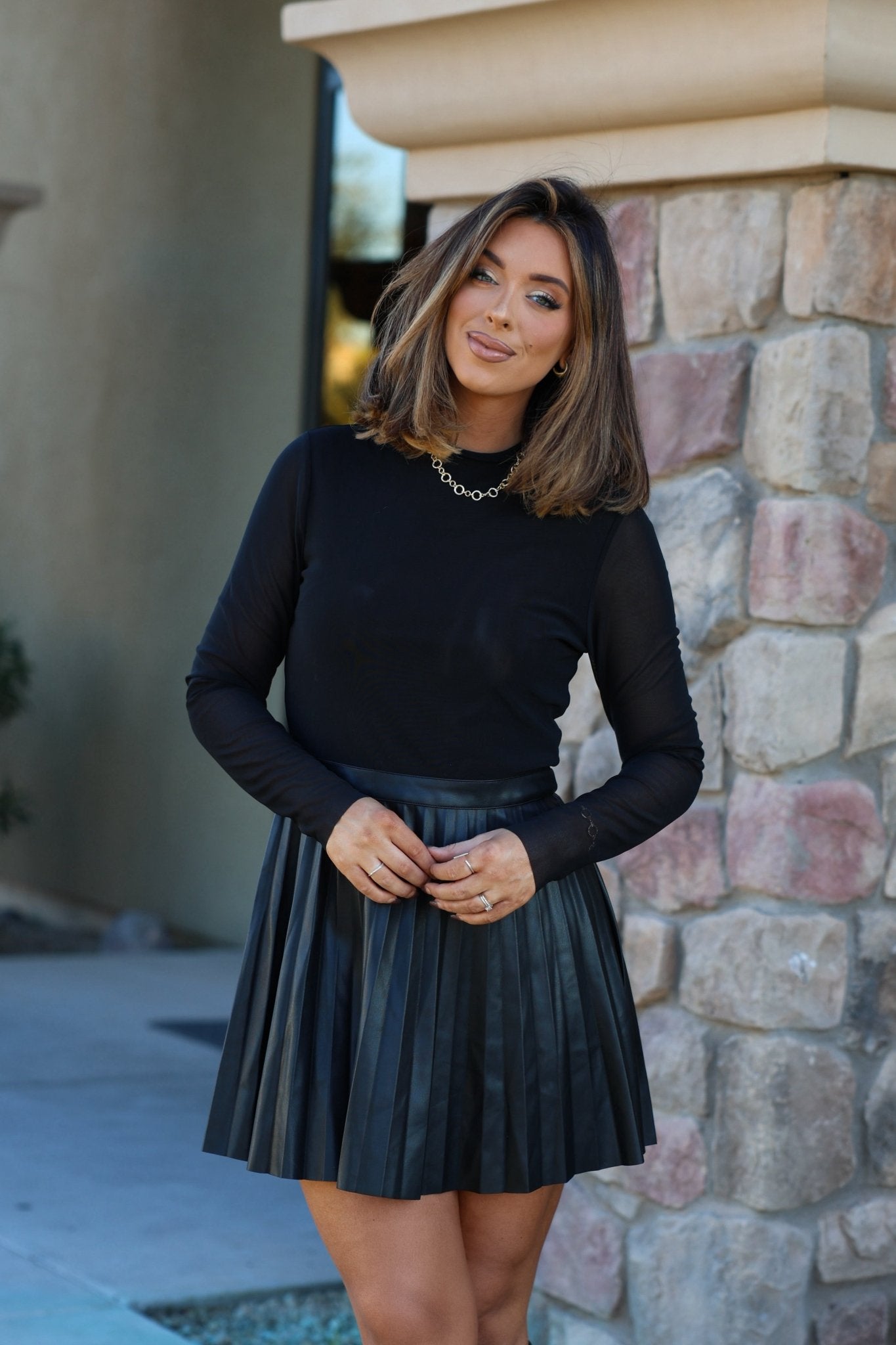 Steve Madden Black Nevah Mini Dress