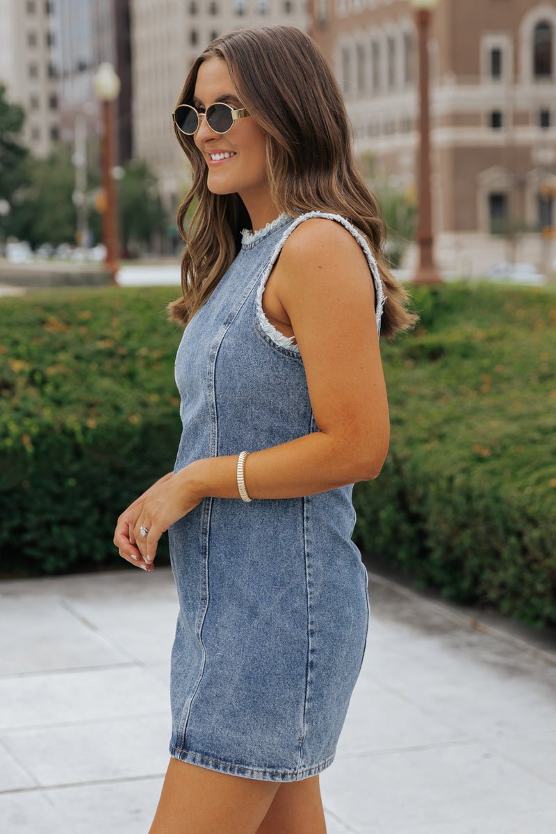 Steve Madden Denim Solara Mini Dress - Magnolia Boutique