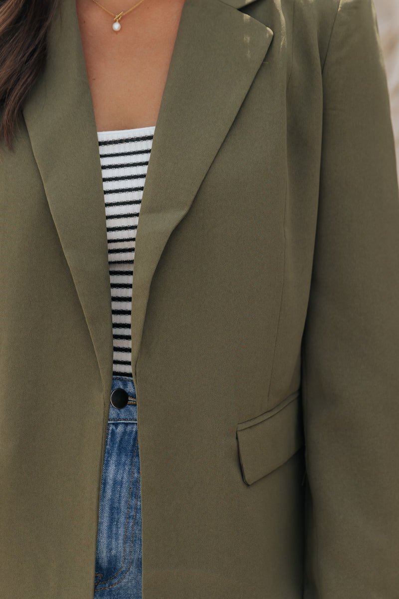 Steve Madden Olive Payton Blazer - Magnolia Boutique