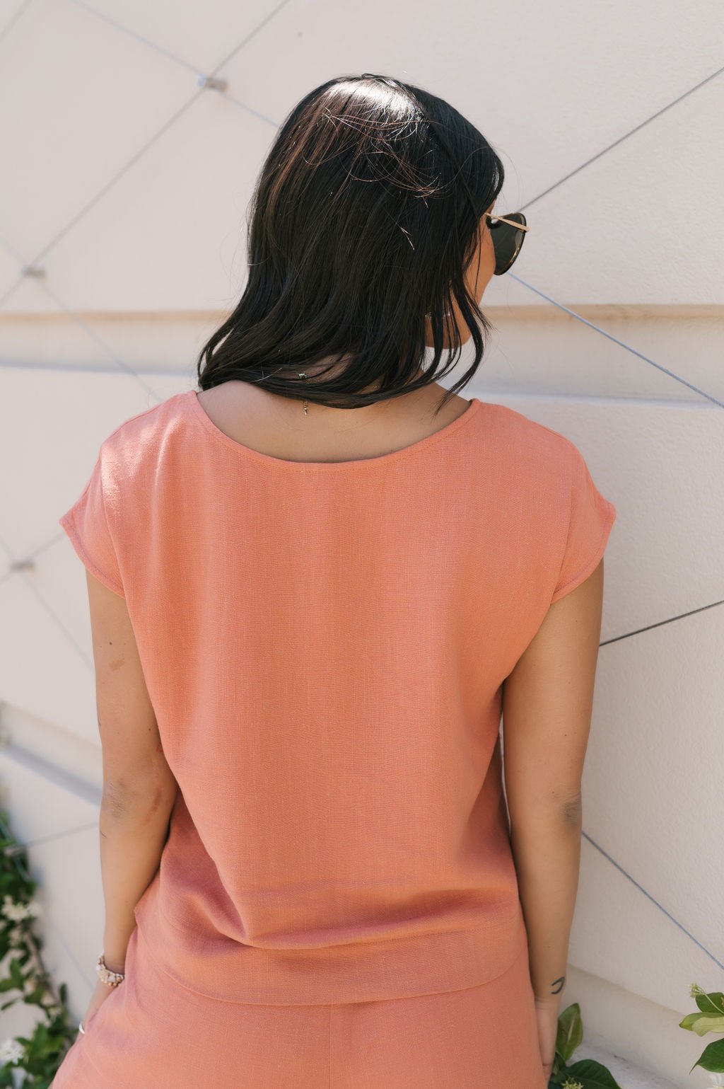 Sun-Kissed Terracotta Boat Neck Top - Magnolia Boutique