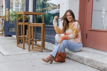 Sunset Multi Striped Pullover Sweater - Magnolia Boutique