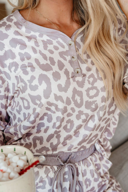 Super Soft Tan Leopard Print Pajama Set - Magnolia Boutique