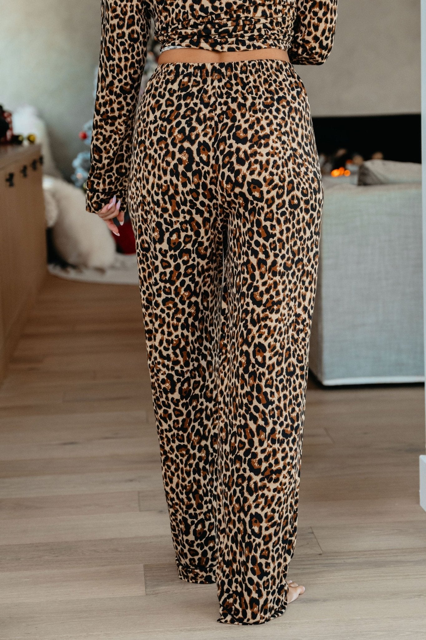 Tan Leopard Print Pajama Set - Magnolia Boutique