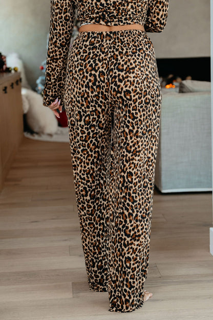 Tan Leopard Print Pajama Set - Magnolia Boutique