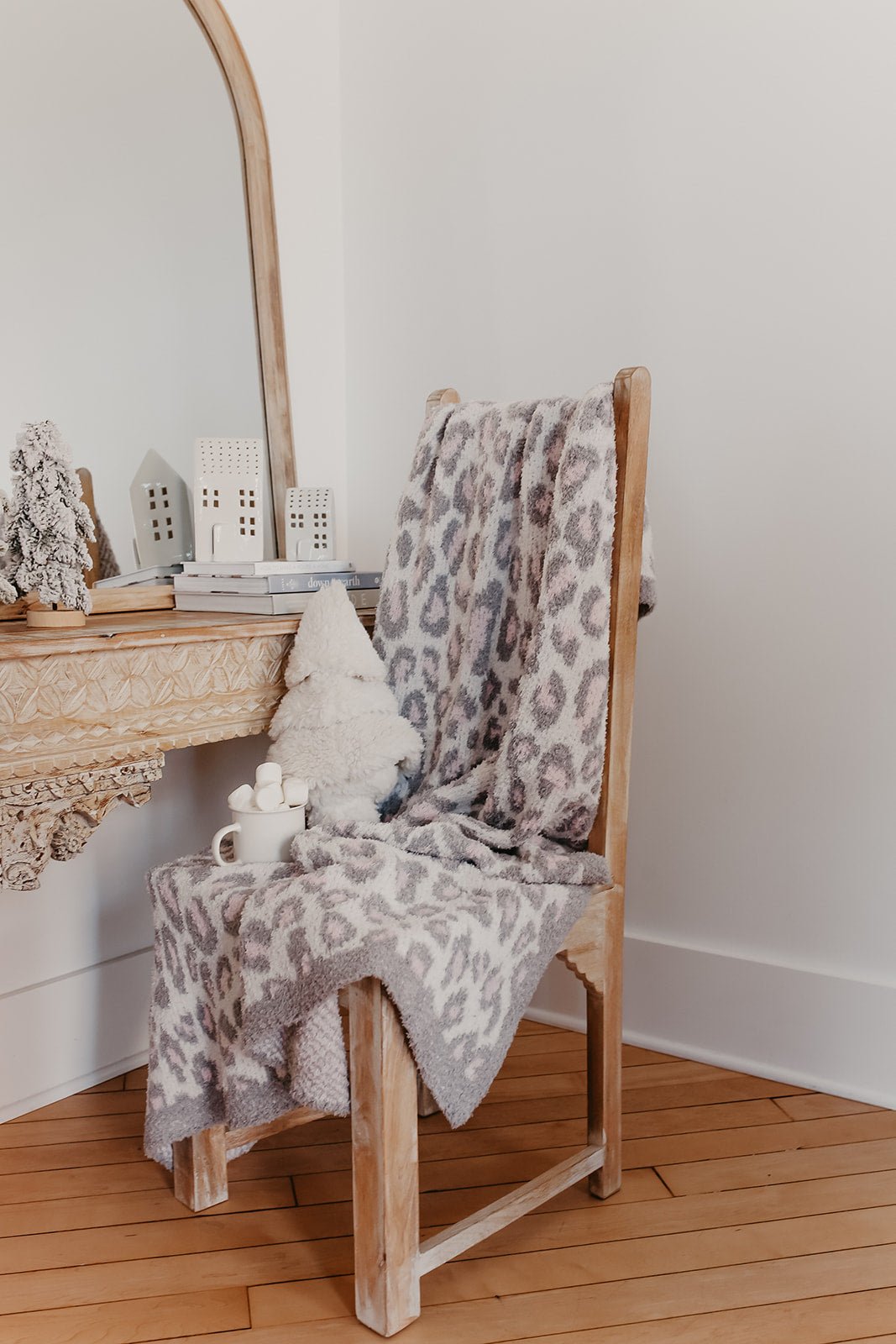 Tan Leopard Throw Blanket - Magnolia Boutique