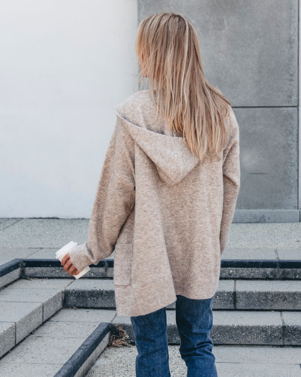 Taupe Hooded Sweater Cardigan - Magnolia Boutique