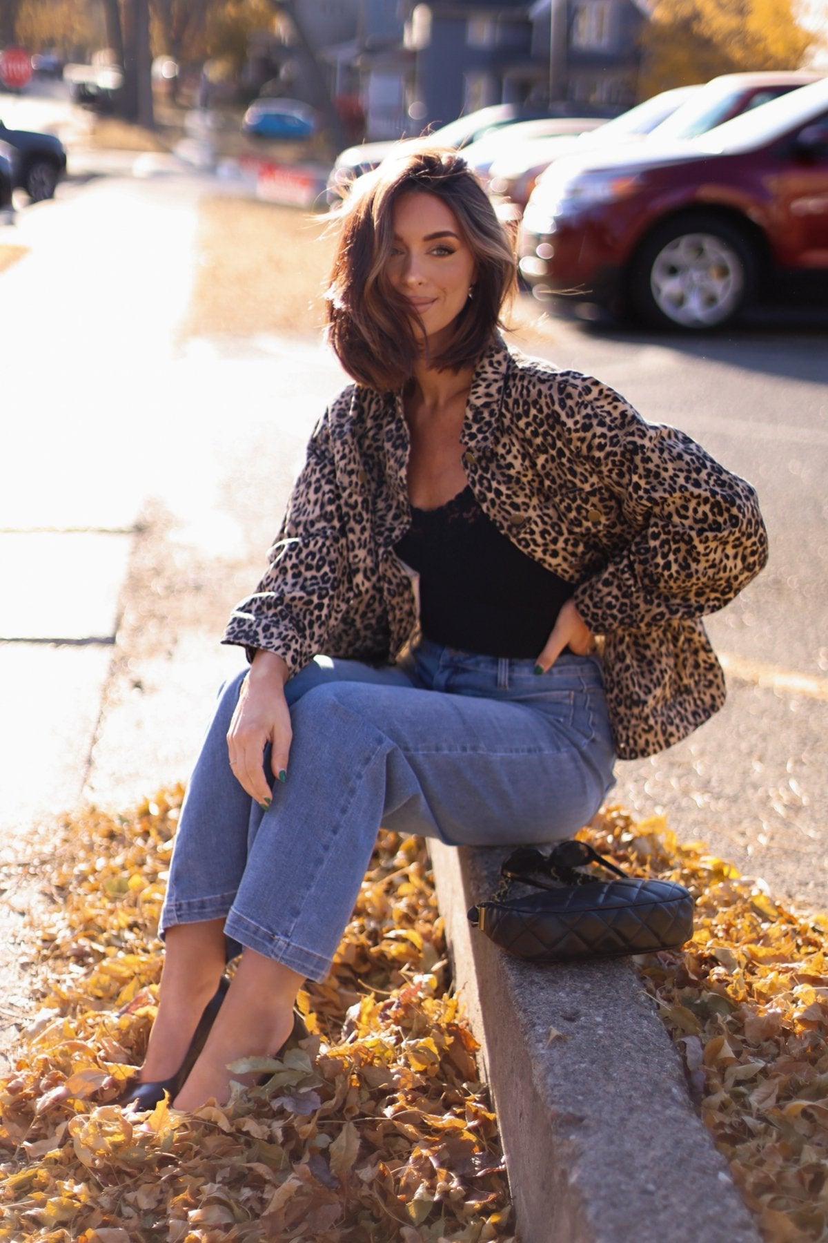 Taupe Leopard Print Oversized Jacket - Magnolia Boutique